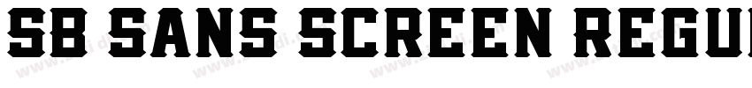 SB Sans Screen Regul字体转换